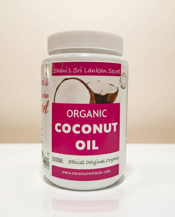 Coconut Miracle - 1000ml Organic Unrefined Raw Coconut Oil Coconut Miracle - 1000ml Organic Unrefined Raw Coconut Oil