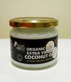 Coconut Miracle Raw Extra Virgin Coconut Oil - Cold Pressed - 300ml glass jar